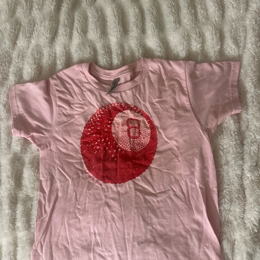 Pink and Red 8-ball Graphic Tee